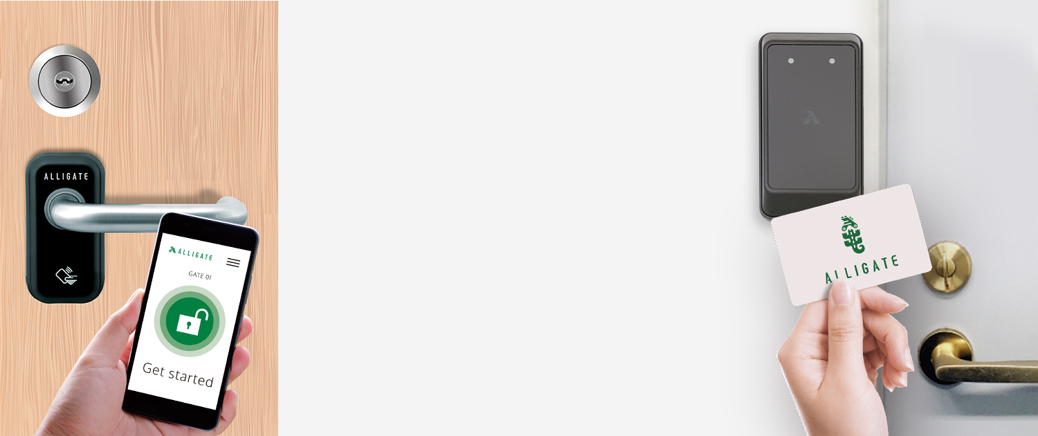 スマホ・カードでオフィスセキュリティ クラウド型の入退室管理サービス
